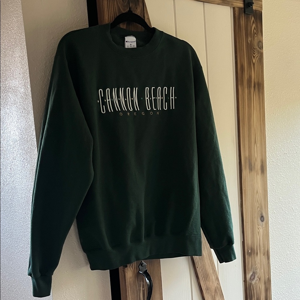 Champion Women’s Dark Green Crewneck Sweater